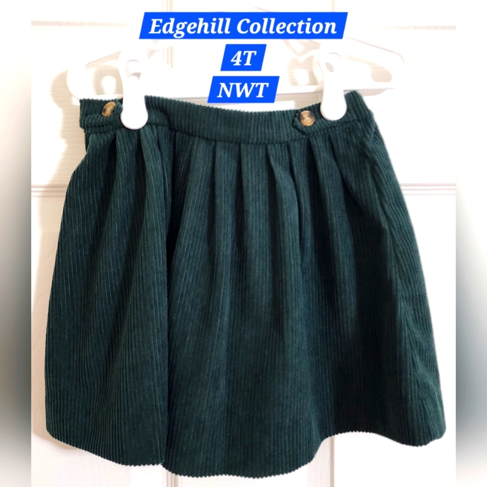 Edgehill Collection Dark Green Mini Skirt